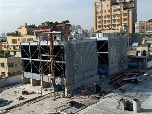 冷卻塔風機這樣安裝才對,冷卻塔風機安裝圖片